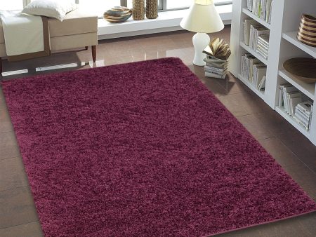 Shaggy Plum Area Rug Supply