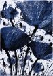 Blue Poppy Flower Area Rug For Discount