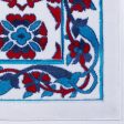 Blue Red Ornamental Turkish Area Rug Sale