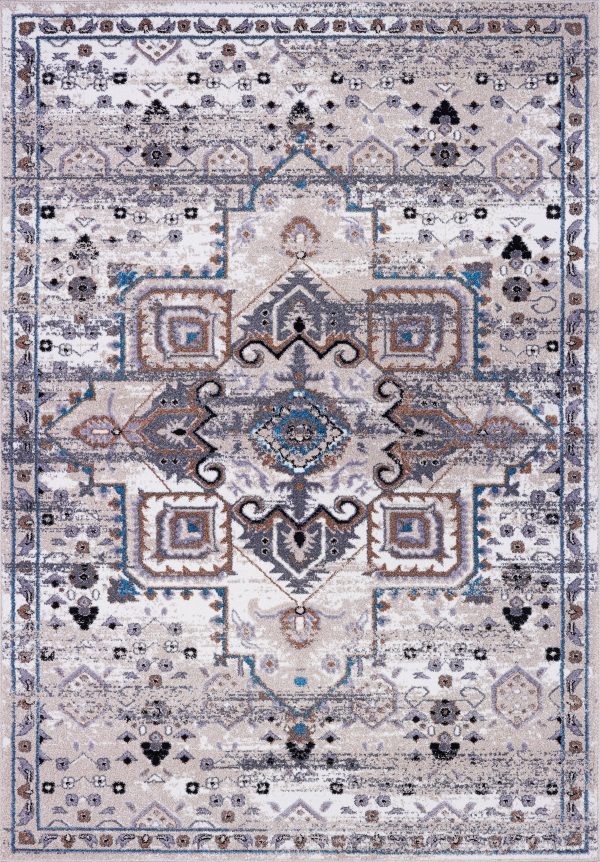 Lyon Traditional Beige Cream Area Rug Online Hot Sale