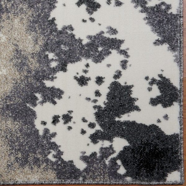 Siesta Grey Cream Area Rug Fashion