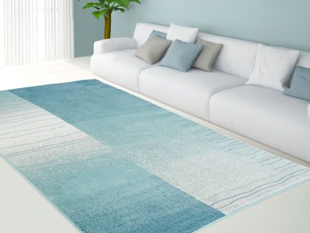 HEATHER BLUE AREA RUG Cheap