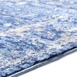 Garnier Blue Beige Vintage Area Rug Hot on Sale