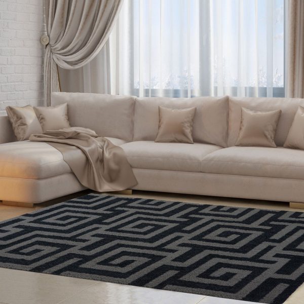 Calgary Micro Fiber Shaggy Gray Area Rug Fashion