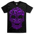 Tattoo Skull - purple print For Cheap