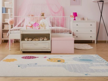 Giraffe Elephant Bird Kids Area Rug For Sale