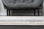 Lucas Dark Light Grey Modern Straps Design Area Rug Online now