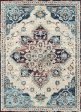 Victoria Traditional Distressed Style Blue Red Area Rug For Discount