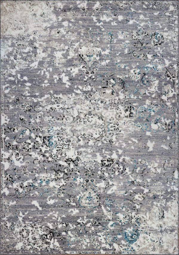 Copacabana Area Rug Contemporary Grey Area Rug for Living Room Online Hot Sale