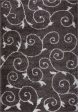 Shaggy Rabat Abstract Pattern Sustainable Spirals Style Indoor Big Runner Rug, Mink White, 2 7  x 9 10  (80 cm x 300 cm) Discount