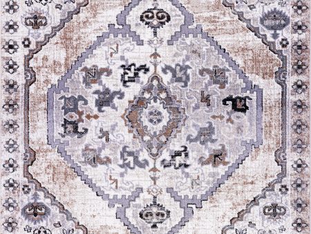 Everest Collection Chania Traditional European Durable Soft Beige and Cream rug Sale