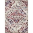 Kentucky Pearl Blue Red Traditional Area Rug on Sale