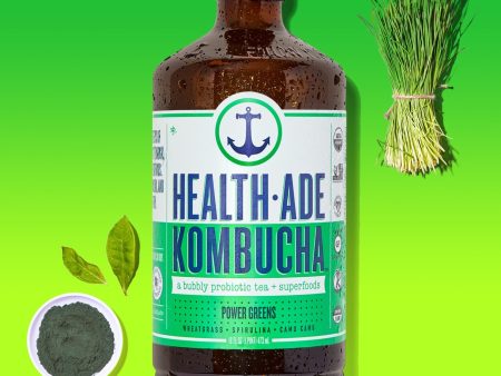 Health Ade Kombucha Power Green Og 16 Oz For Discount