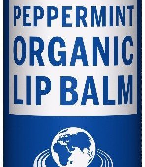 Dr Bronners Lip Balm Peppermint Og 0.15 Oz on Sale