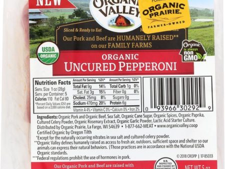 O.V. Organic Uncured Pepperoni 5oz Supply