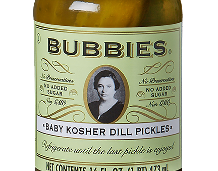 Bubbies Kosher Dill Pickles 16 Oz Fashion