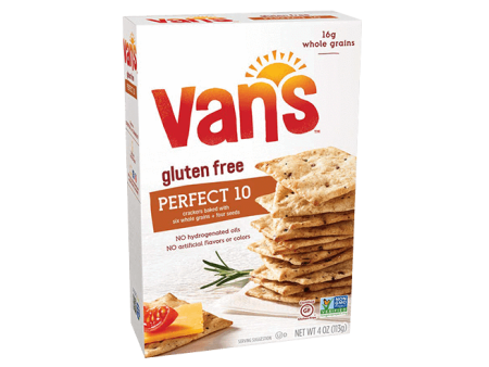 Vans Perfect 10 Crispy Baked Crackers 4 Oz Hot on Sale