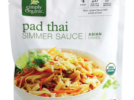 Simply Organic Pad Thai Simmer Sauce 8oz Sale