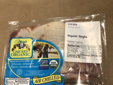 Mary s Organic Frozen Chicken Thighs Bone In (packages are usually 1.5lbs) Hot on Sale