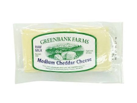 Greenbank Farm Raw Medium Cheddar Cheese Apprx 5lbs Fashion