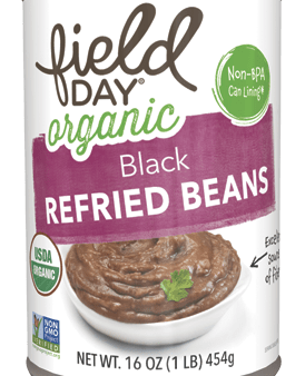 Field Day Veg Refried Beans Blk Og 15 Oz Supply