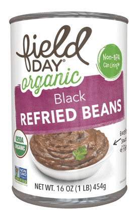 Field Day Veg Refried Beans Blk Og 15 Oz Supply