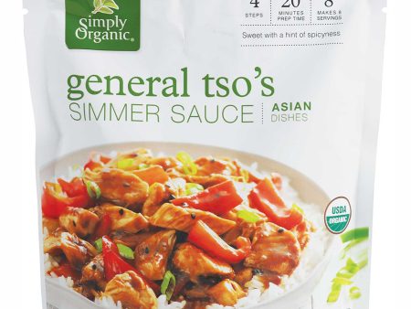 Simply Organic General Tso s Simmer Sauce 8oz Hot on Sale