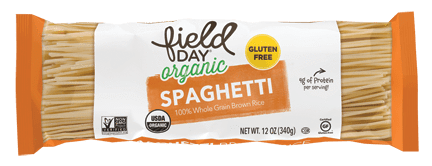 Field Day Spaghetti Brown Rice Og 12 Oz For Discount