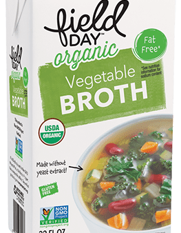 Field Day Vegetable Broth Lw Sdm Og 32 Oz Online