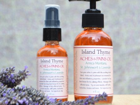 Aches & Pains Oil Island Thyme Supply