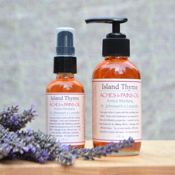 Aches & Pains Oil Island Thyme Supply