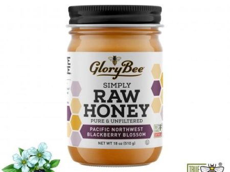 Glorybee Honey Nw Raw Blackberry 18 Oz Discount