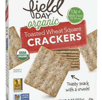 Field Day Crackers Toasted Wheat Sqr Og 7 Oz Discount