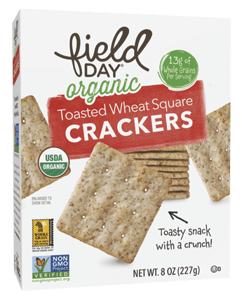 Field Day Crackers Toasted Wheat Sqr Og 7 Oz Discount