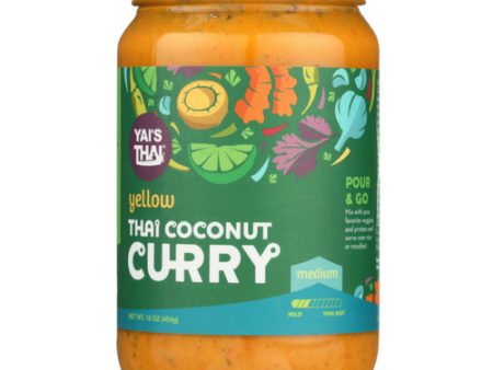 Yais Thai Yellow Coconut Curry 16 Oz Hot on Sale