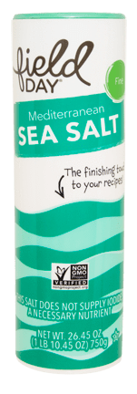 Field Day Mediterranean Sea Salt Fine 26.5 Oz For Sale