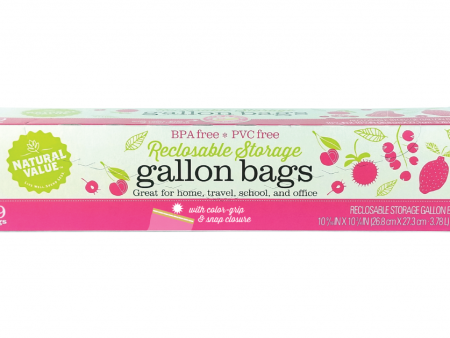 Natural Value Gallon Storage Bags 19 Ct Hot on Sale