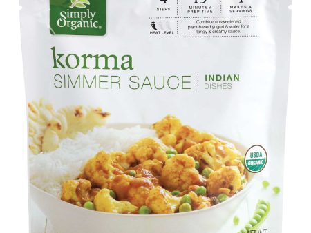 Simply Organic Korma Simmer Sauce 8oz Sale